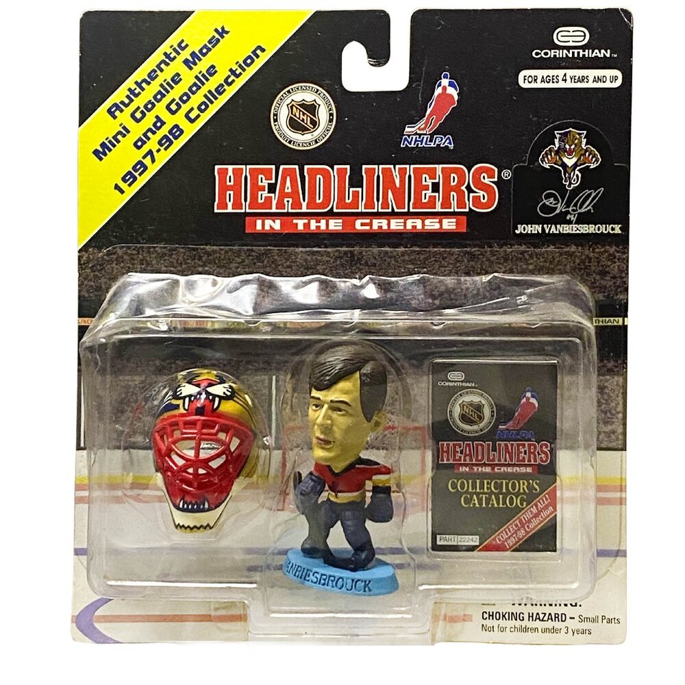 John Vanbiesbrouck Headliners In The Crease NHL 1997-98 Goalie Figure 022025AST2